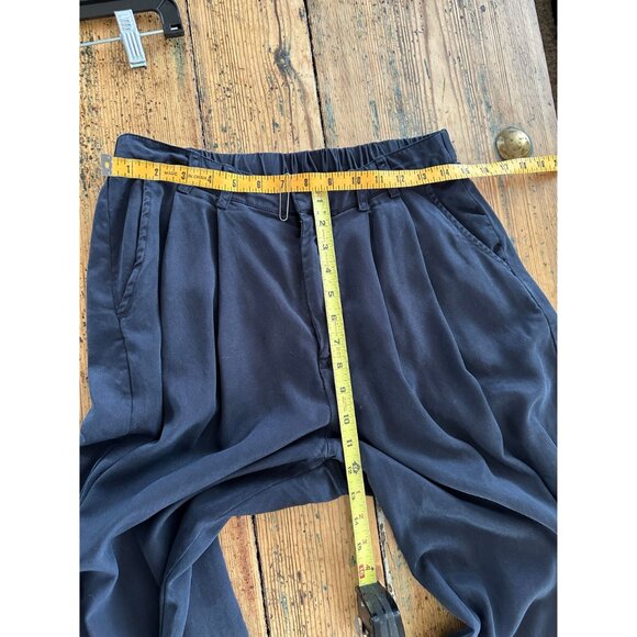 SOLD YFB Womens Black Wide Leg Pants Large button zipper dress pants pockets - Picture 6 of 9